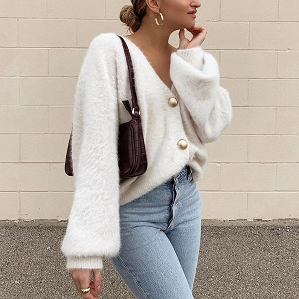 MERLO CARDIGAN CREAM | Princess Polly | Like New